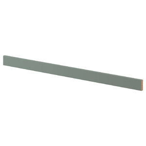 BODARP Rounded deco strip, grey-green, 221 cm