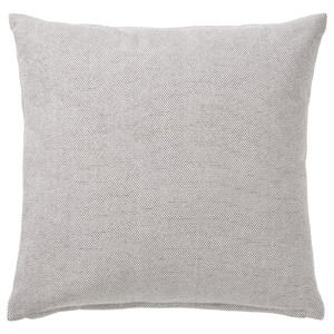 SANDTRAV Cushion, grey/white, 45x45 cm