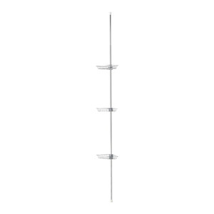 GoodHome Shower Rail with Baskets Koros