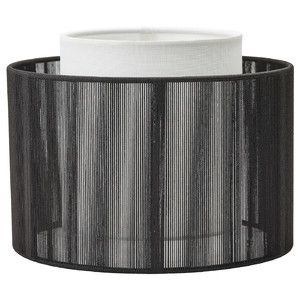 SYMFONISK Shade for speaker lamp base, textile/black