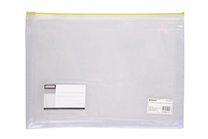 Zipper Bag for Documents Penmate A4, transparent