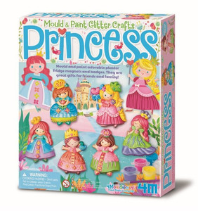 Mould & Paint Glitter Crafts Princess 5+