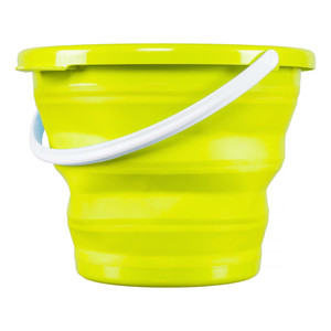 Foldable Bucket 10L, green