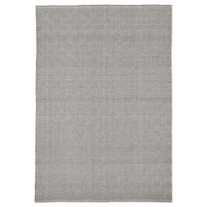 GÅNGVÄG Rug, flatwoven, grey, 200x300 cm