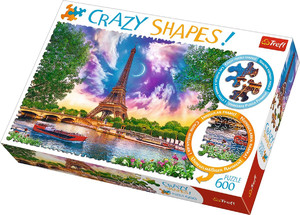 Trefl Jigsaw Puzzle Crazy Shapes Sky over Paris 600pcs 8+