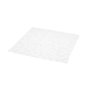 GoodHomee Shower Mat Koros 55 x 55 cm, white