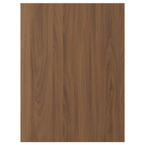 TISTORP Door, brown walnut effect, 60x80 cm