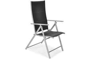 Outdoor Chair MODENA, aluminium, black