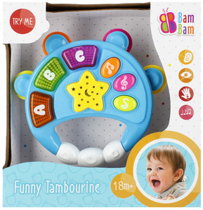 Bam Bam Musical Toy Funny Tambourine 18m+