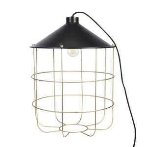 GoodHome Table Lamp Yondair E27, black