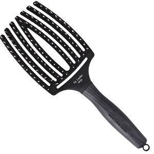 OLIVIA GARDEN Fingerbrush Combo Hair Brush Large Black
