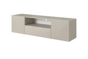 Wall-Mounted TV Cabinet Asha 167cm, cashmere
