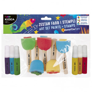 Kidea Art Set Paints & Stamps