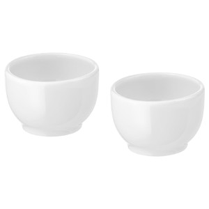 IKEA 365+ Bowl/egg cup, white, 5 cm, 2 pack