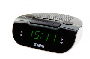 Radio Alarm Clock 06PLL, grey/white