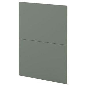 METOD 2 fronts for dishwasher, Nickebo/matt grey-green, 60 cm