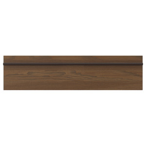 STENSTA Drawer front, dark brown ash veneer, 80x20 cm