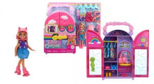 Barbie Chelsea Doll & Closet Toy Playset HXN03 3+