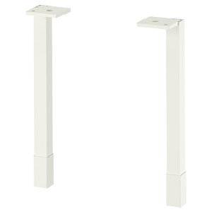 ENHET Legs f cabinet, white, 23.5 cm