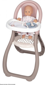 Smoby Baby Nurse Doll Highchair 18m+