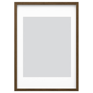 RÖDALM Frame, walnut effect, 50x70 cm