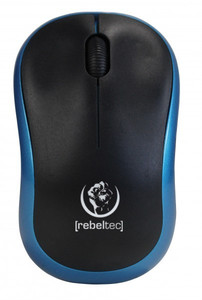 Rebeltec Optical Wireless Mouse Meteor, blue
