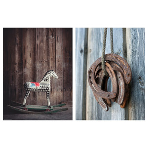 BILD Poster, Rocking horse, 30x40 cm, 2 pack