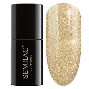 SEMILAC Hybrid Gel Polish 037 Gold Disco - 7 ml