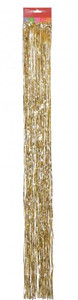 Christmas Tree Decoration Tinsel 100cm, gold