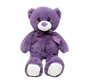 Tulilo Soft Plush Toy Teddy Bear Michael 35cm, purple, 0+