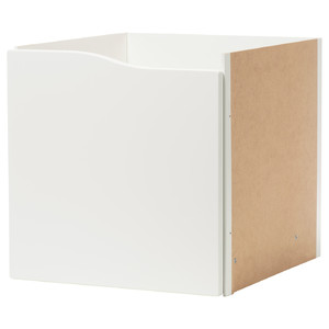 KALLAX Insert with door, white, 33x33 cm