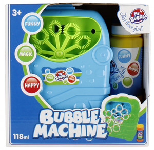 Bubble Machine + 118ml Liquid 3+