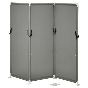 YTTERSKÄR Privacy screen, outdoor, grey, 185x150 cm
