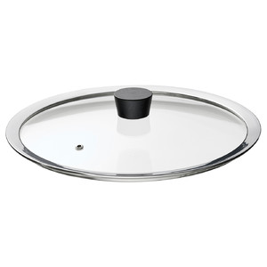 KLOCKREN Pan lid, glass, 29 cm