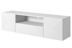 Wall-Mounted TV Cabinet Asha 167 cm, matt white