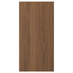 TISTORP Door, brown walnut effect, 40x80 cm