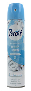 Brait Air Care 3in1 Air Freshener Fresh Linen 300ml