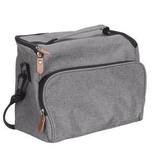 Insulated Lunch Bag Zippi, grey