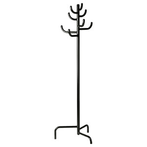 BONDSKÄRET Hat and coat stand, black, 175 cm