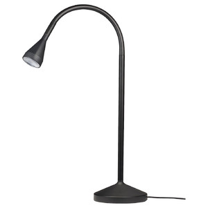 NÄVLINGE LED work lamp, black