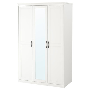 SONGESAND Wardrobe, white, 120x60x191 cm
