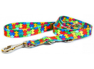 Matteo Adjustable Dog Leash 30mm, puzzle