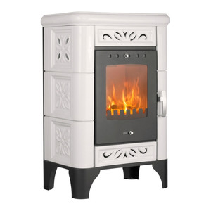 Ackerman Fireplace Stove K1 Jena 5.7 kW, cream