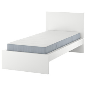 MALM Bed frame with mattress, white/Vesteröy firm, 90x200 cm