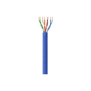 Techly Installation Cable, twisted pair, UTP Cat6 4x2 wire CCA 305m blue