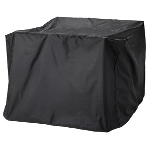 TOSTERÖ Cover for furniture set, black, 145x145 cm