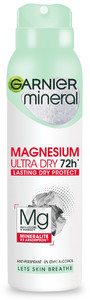 Garnier Mineral Anti-Perspirant Deodorant Spray Magnesium Ultra Dry 72h 150ml