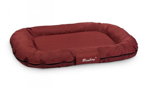 Bimbay Dog Bed Lair Cover Size 2 - 80x58cm, dark red