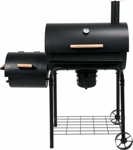 Charcoal Grill BBQ & Smoker XXL 64x37cm