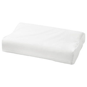 ROSENSKÄRM Pillowcase for ergonomic pillow, white, 33x50 cm